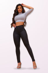 Calça Jeans Preta Modeladora Always Black JEB74